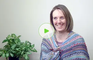 Picture of woman giving a testimonial of her care