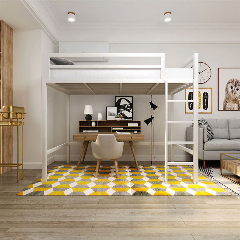 縮圖：(包送貨包安裝)工業風鐵藝高架床 鐵床架 可訂做尺寸 mb005