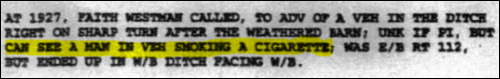 Faith Westman Dispatch Log