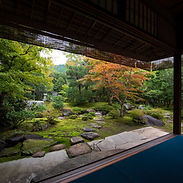 Enjoying the end of summer at the Nishimura Villa.