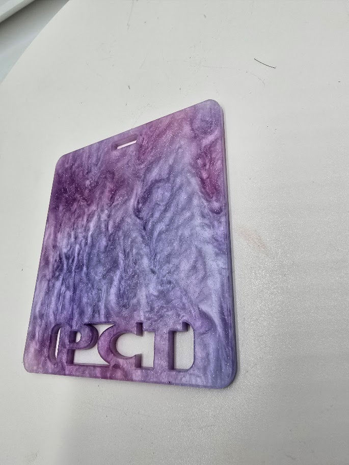 Thumbnail: Custom Engraved Badge Buddy: Nurse, Medical Badges with Acrylic Flower Reel