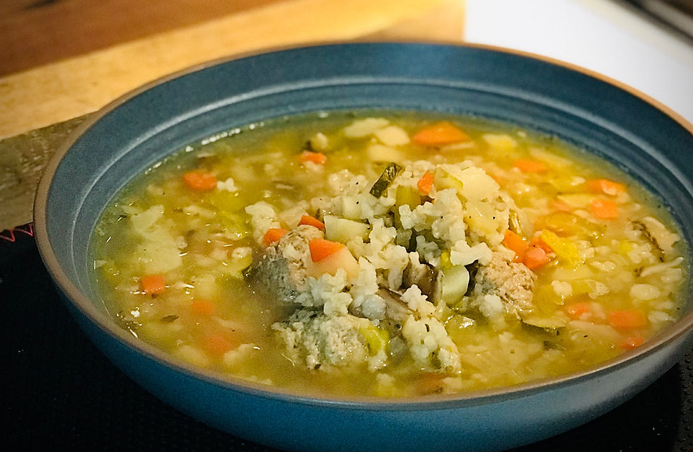 Hearty Veg and Protein Soup