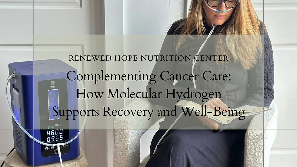 Complementing Cancer Care: How Molecular Hydrogen Supports Recovery and Well-Being