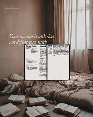 Therapy vs. Faith: Two Separate Yet Complementary Aspects of Well-being