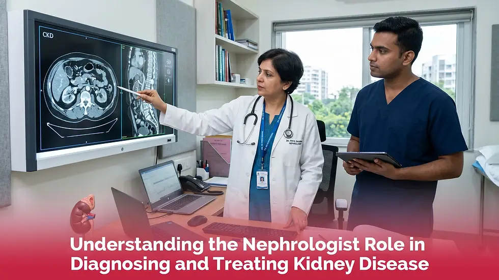 Nephrologist role in kidney diseases