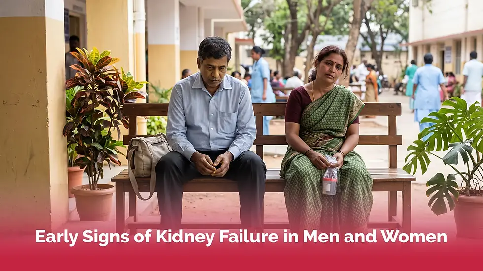 Early Signs of Kidney Failure in Men and Women