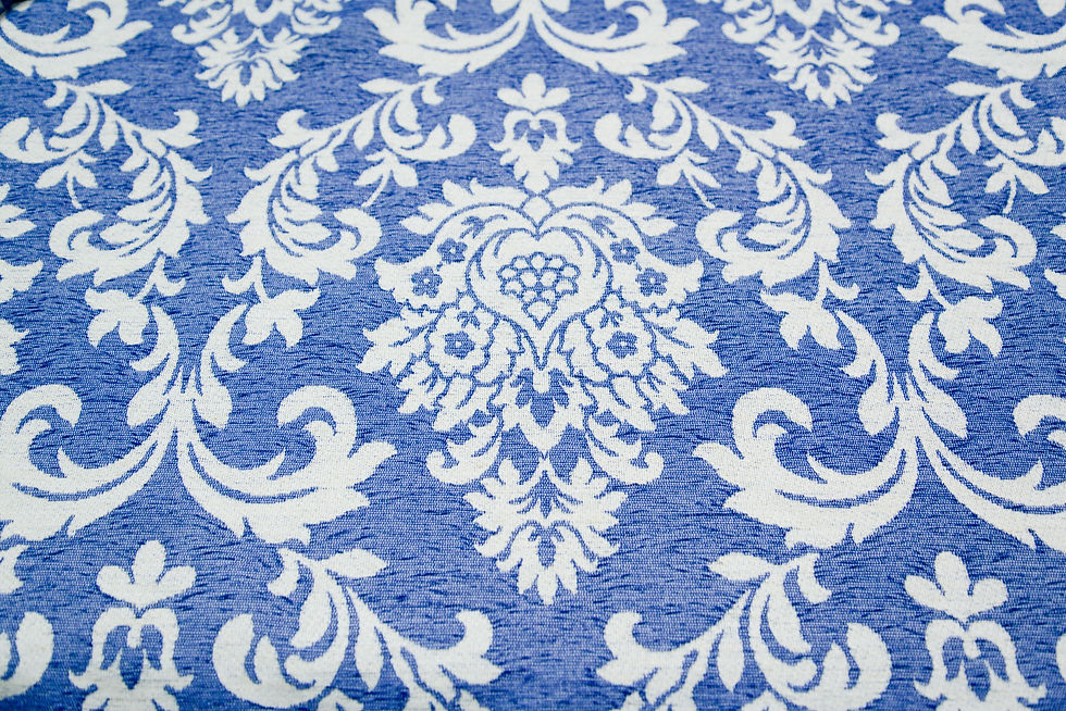 Damasco azul
