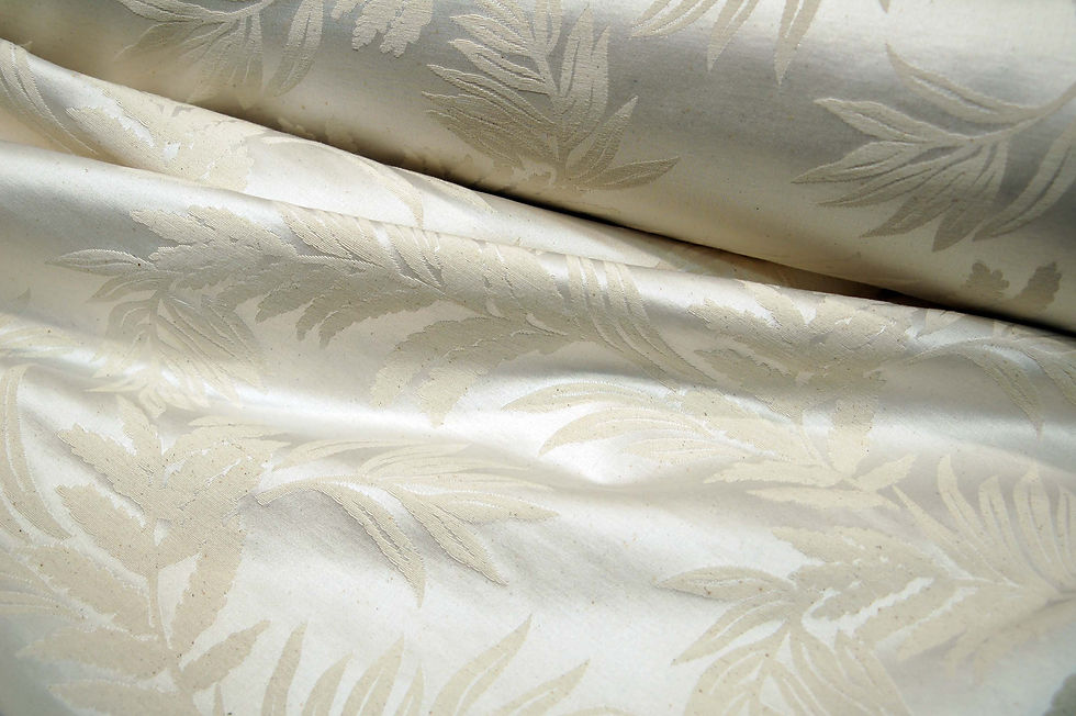 Damasco Blanca hojas 26128