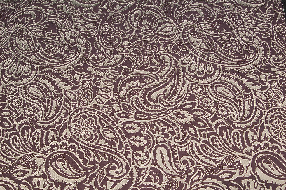 tissu dolle vita palmette violet