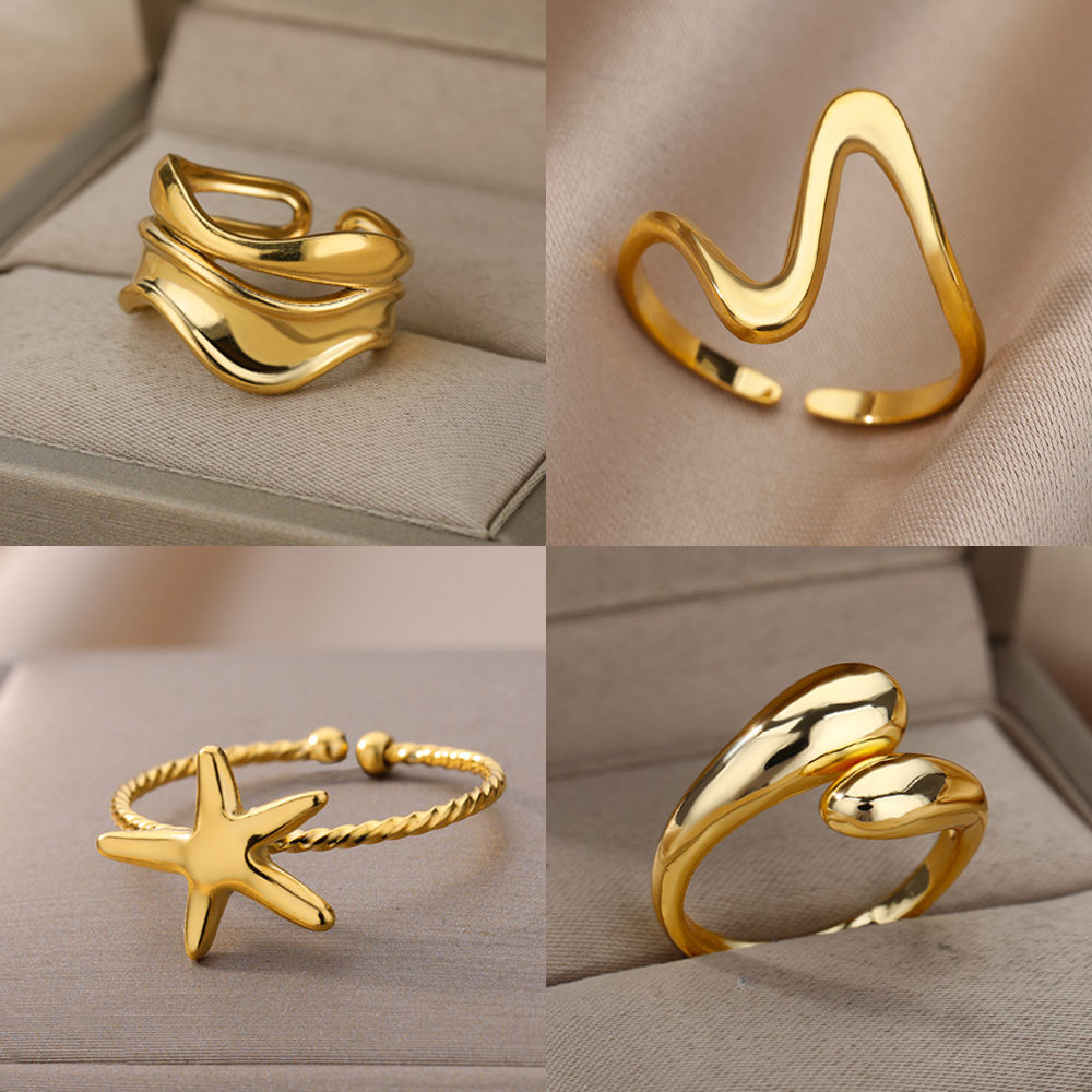 Elegant Twist Ring – Timeless Gold Jewellery