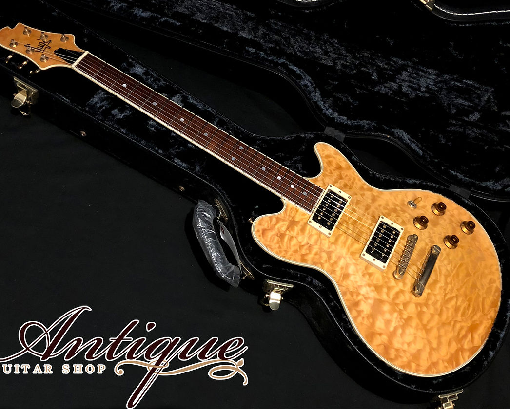 Sugi Guitars SH-605 EM '06年製 Honey Burst w/ Exotic Quilt Maple