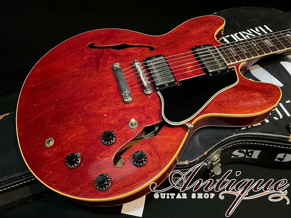 サムネイル： Gibson ES-335TDC 1963年製 Cherry Crossroads Real Modified w/Painted OHC 3.85kg