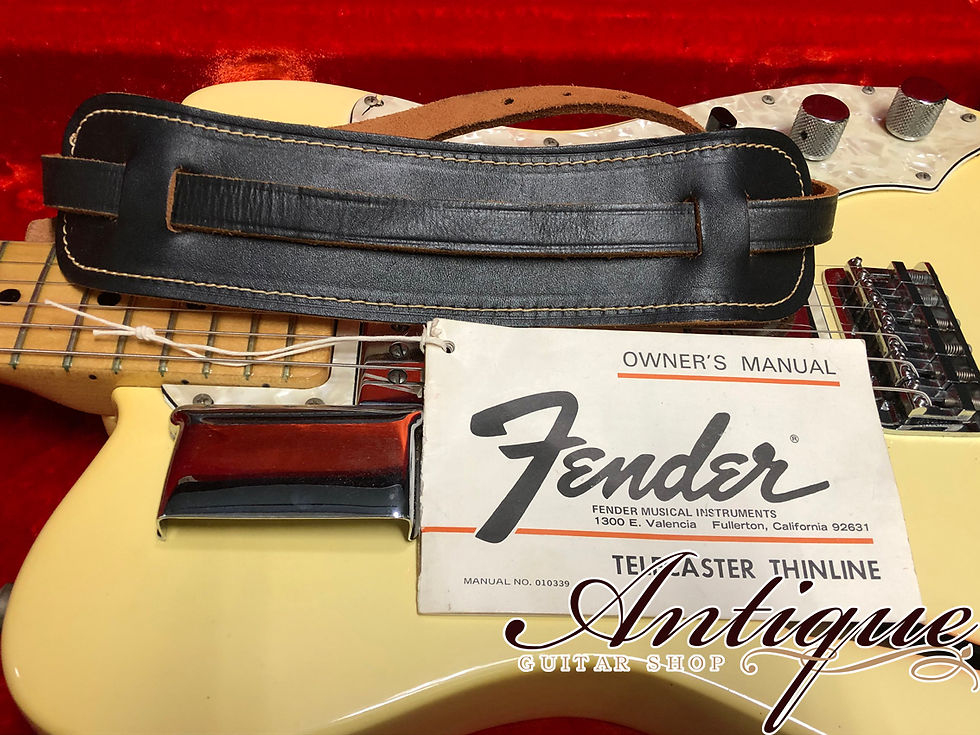 サムネイル： Fender Telecaster Thinline 1972年製 Olympic White EX+++ 3.47kg “Full-Original