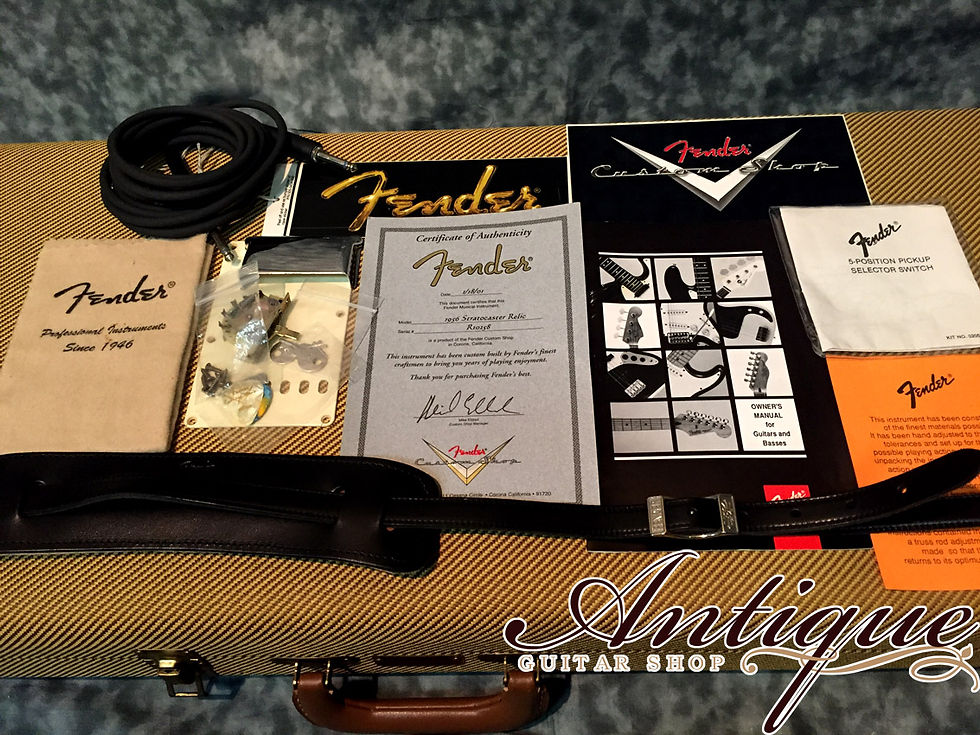 サムネイル： Fender Custom Shop TBC 1956 Stratocaster ‘01年製 Fiesta Red Relic 3.4kg