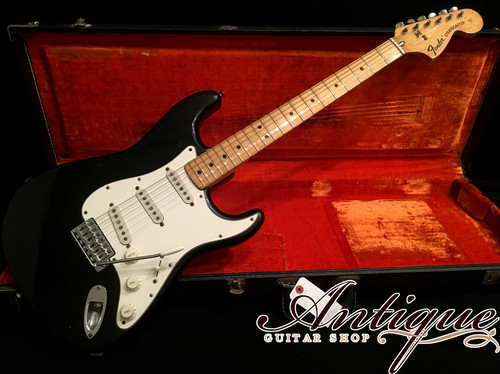 Fender Stratocaster 1973-74年製 Black Maple Neck w/Staggered PU