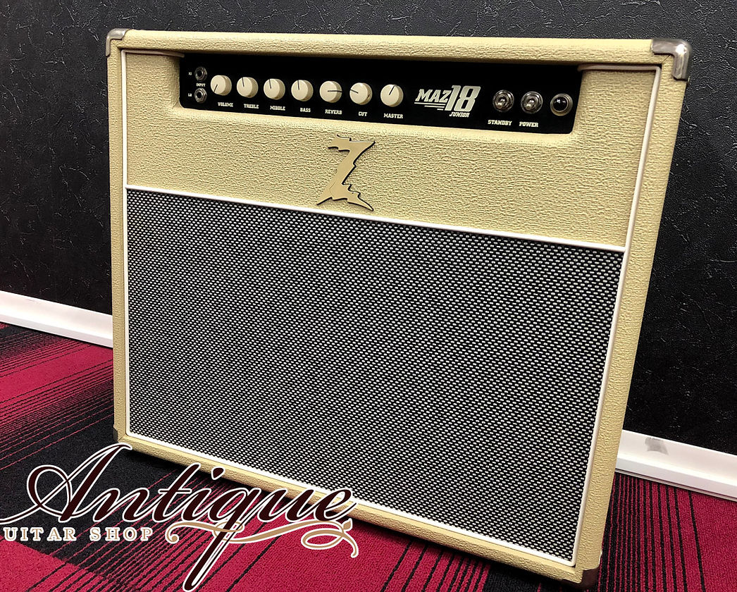 Dr. Z MAZ-18 Junior 112 Combo 100V White Tolex Ikebe Special MOD w