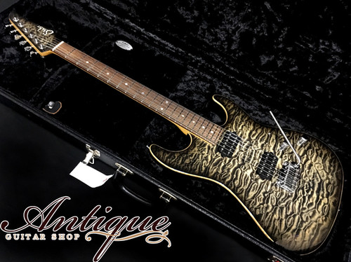 Suhr Standard Quilt Top '06年製 Charcoal Burst Matching Quilt Head