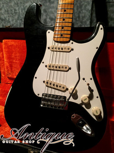 Fender Stratocaster 1974年製 Black Maple Neck w/Staggered PU EX+++