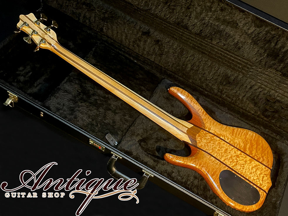 サムネイル： KenSmith BSR5-EG 5st Elite Graphite Neck-Thru 2012年製 5A Quilted Option w/3Band E