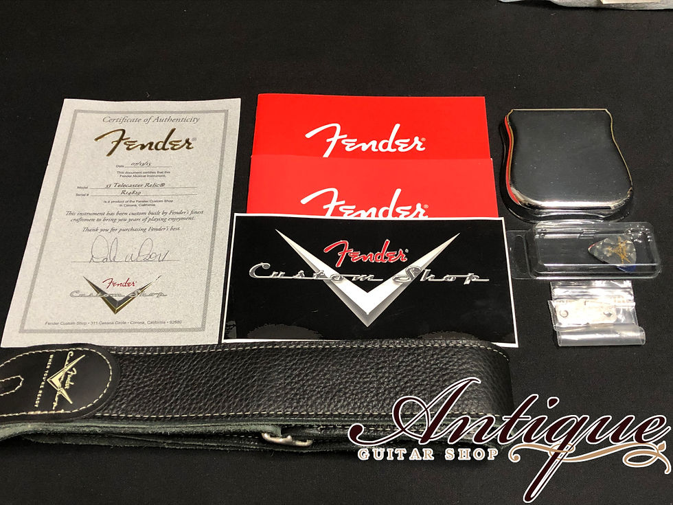 サムネイル： Fender Custom Shop MBS 1953 Telecaster BS Blonde Heavy Relic w/JF-HWPU