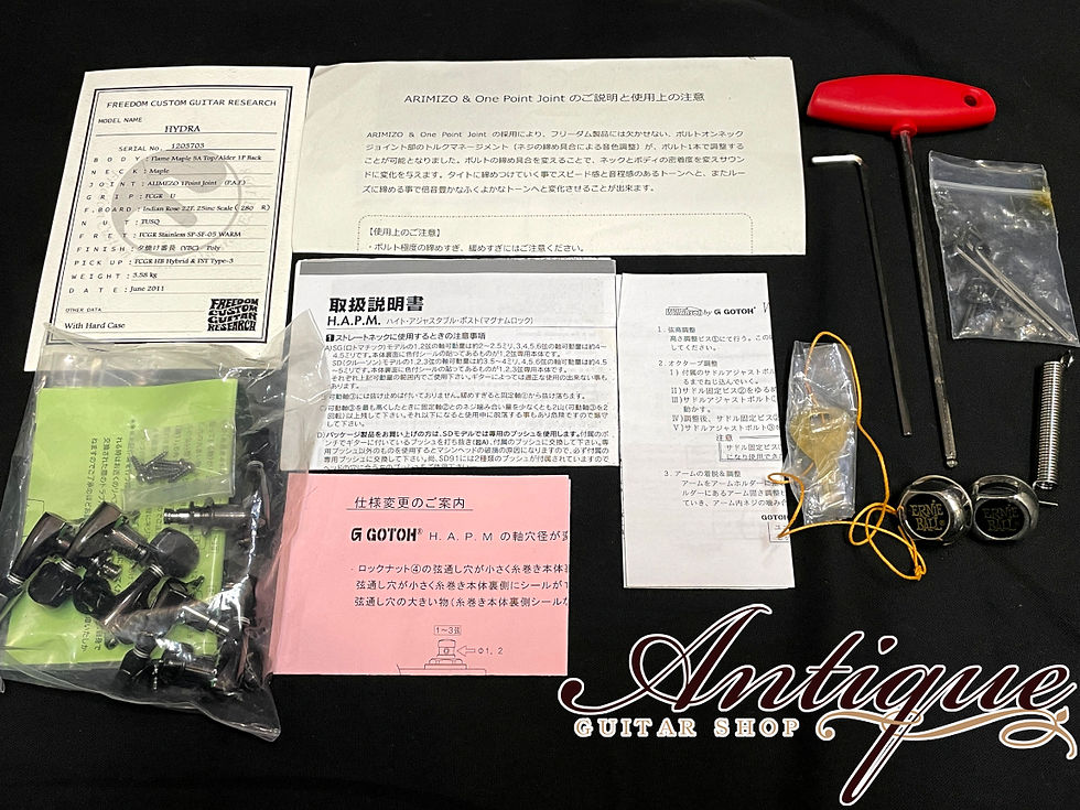 サムネイル： Freedom Custom Guitar Reserch Hydra 2011年製 YBC w/ 5A-Flame Maple