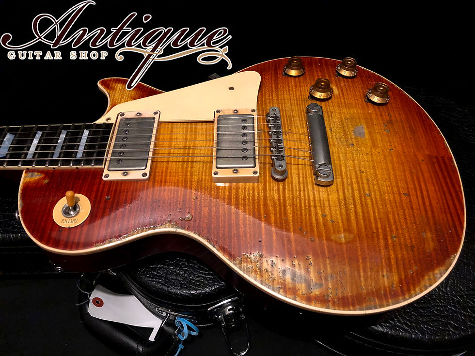 サムネイル： Jimmy Wallace JW LP-Type 2005年製 Faded Cherry Sunburst Heavy Aged 4.0kg