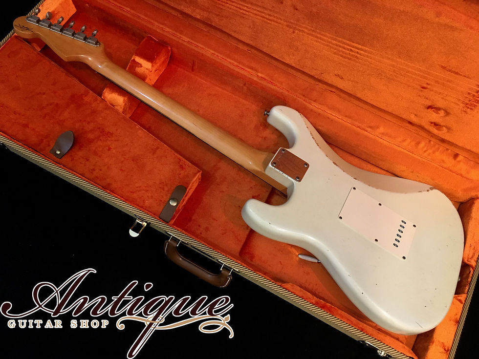 サムネイル： Fender Custom Shop TBC 1960 Stratocaster ‘04年製 Olympic White Hard Relic &