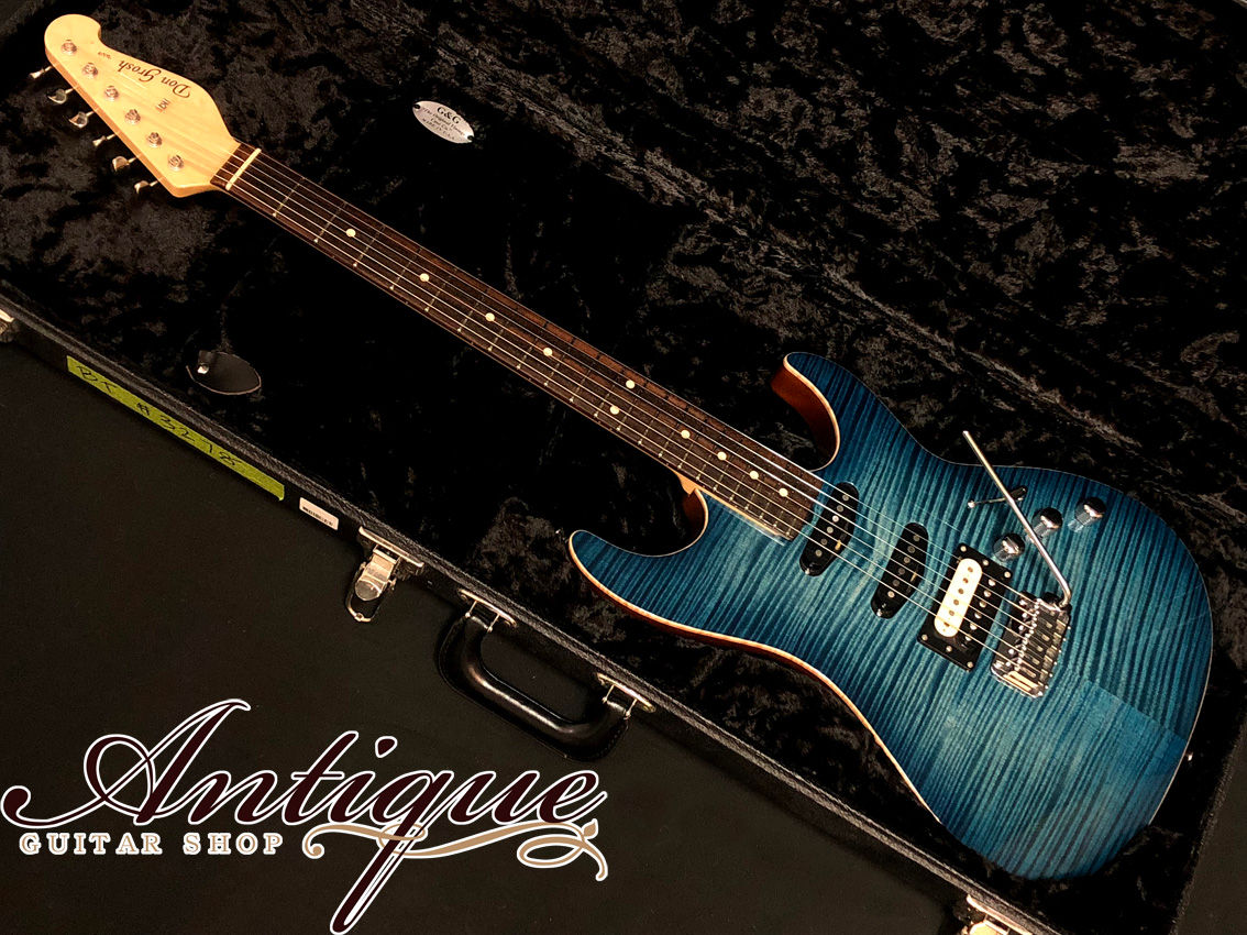 Don Grosh Custom Guitars Bent Top ‘14年製 Trans Blue SSH w/Coil-Tap 3.4kg
