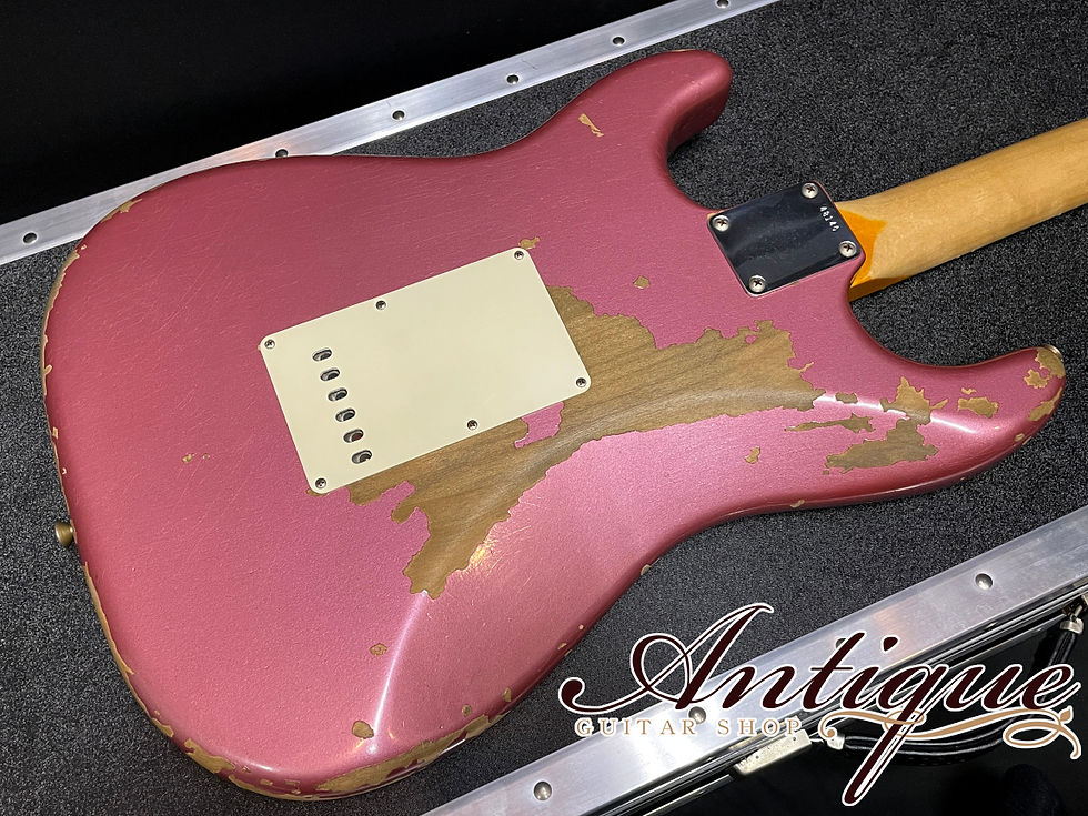 サムネイル： Fender Custom Shop MBS Char 59 Stratocaster 2018 Burgundy Mist /Heavy Relic