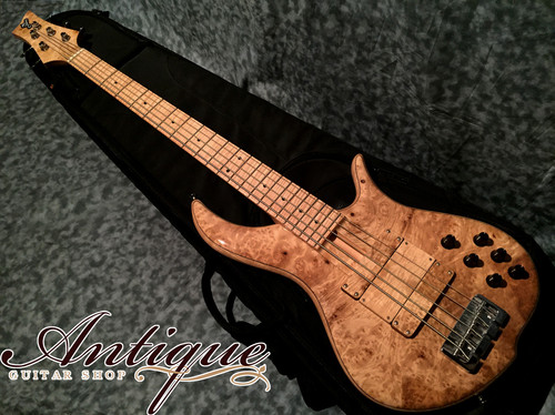 F-Bass BN-5 NTY 2010年製 Birds-eye Myrtle Top w/Frame Maple