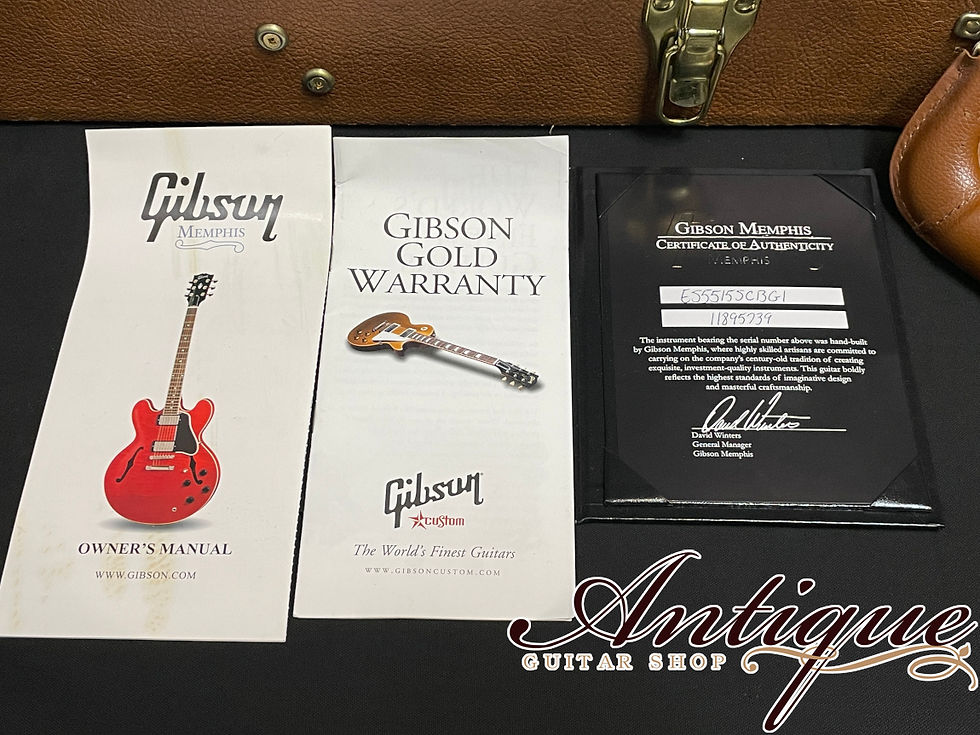 サムネイル： Gibson Memphis ES-355 2015 Aniline Dye Sixties Cherry w/Bigsby EX++ 4.1kg