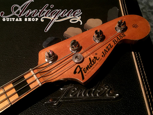 Fender Jazz Bass 1973年製 Original Black & Black Block 4.0kg