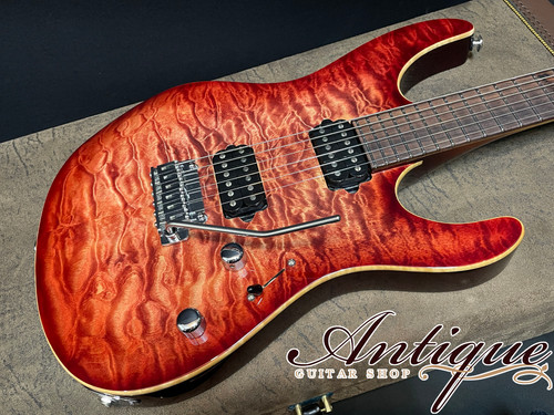 Suhr 2010 Limited Edition Set-Neck Modern Faded Trans Wine Red
