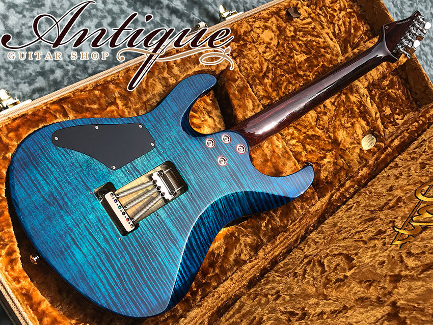 サムネイル： Suhr The 2014 Collection Modern Carve Top 1P Flame Body Aqua Blue Burst Ltd.51 M