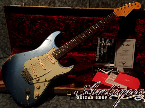 Fender Custom Shop TBC 1962 Stratocaster Lake Placid Blue Heavy