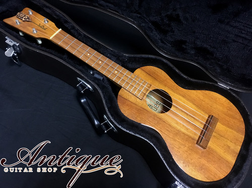 Kamaka Concert Ukulele 1969年製 Hawaiian Koa w/ Tiki Relief & Gold 