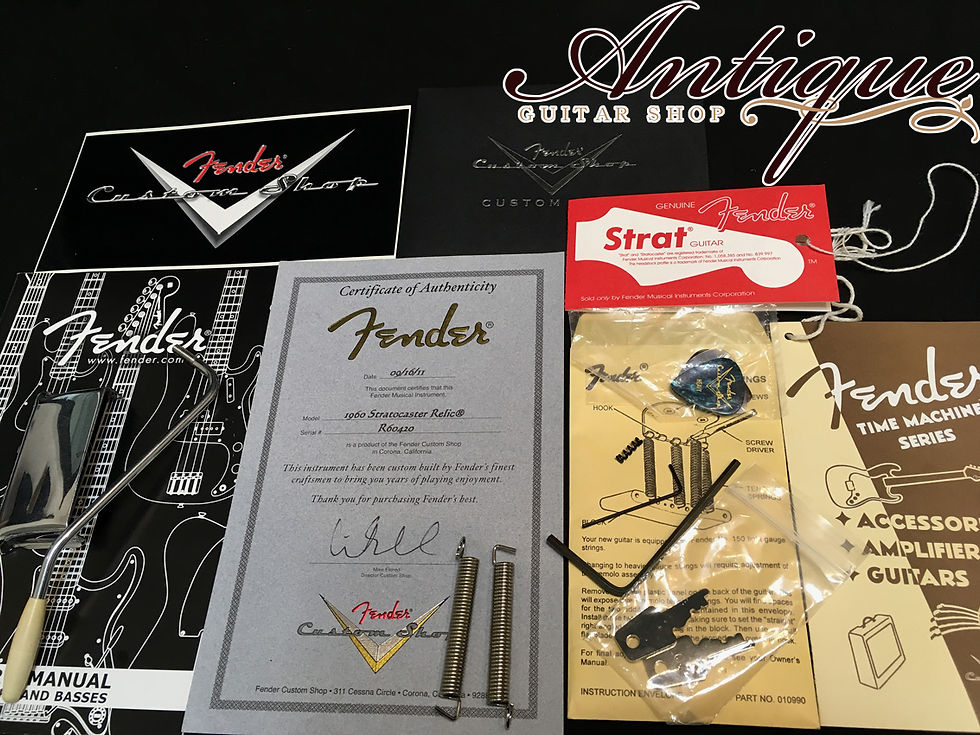 サムネイル： Fender Custom Shop TBC 1960 Stratocaster ‘11年製 Surf Green Relic