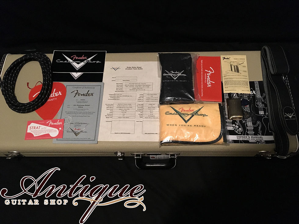 サムネイル： Fender Custom Shop TBC 1963 Stratocaster ‘15年製 Heavy Relic Taos Turquoise