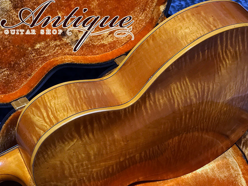 サムネイル： Gibson Johnny Smith DN 1966年製 Blonde Flame Side & Back & Neck w/ DeArmond PU