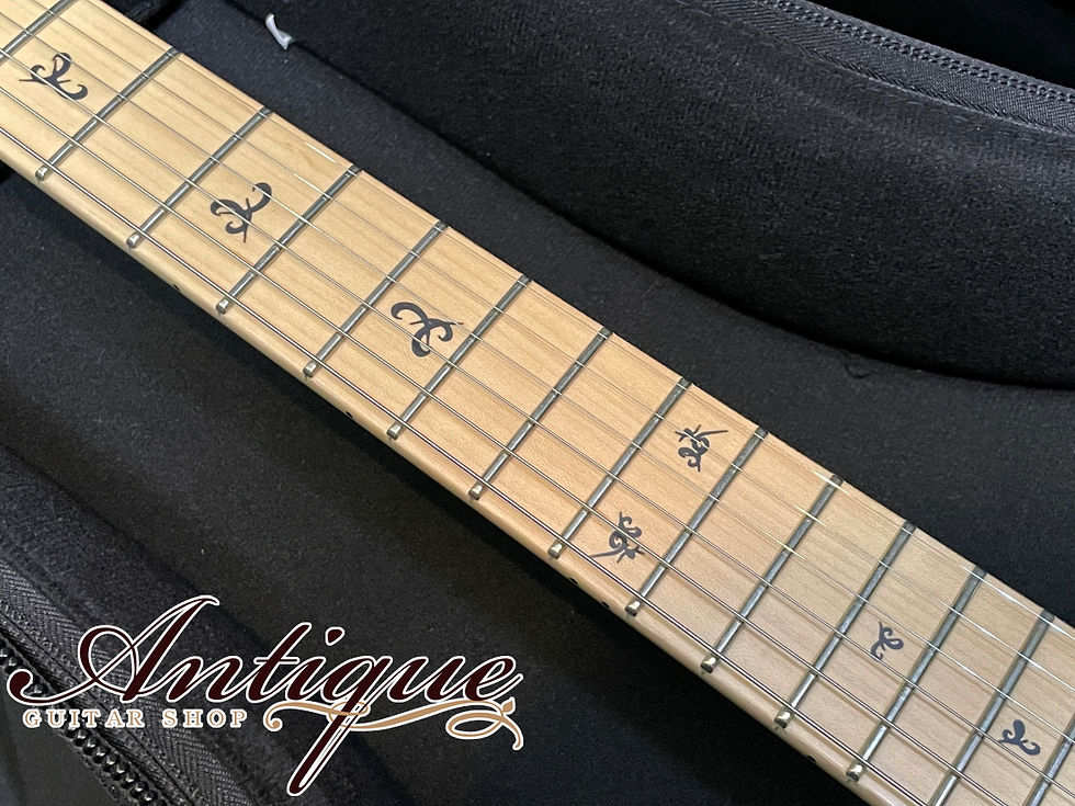 サムネイル： G-Life Guitars Cross Edge Quilt Top 2020 Bora Bora Ocean Burst 4A Figured N-Mint