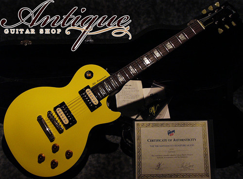 Tak Matsumoto Canary Yellow 風モデル 難あり Gibson Tak Matsumoto Les Paul Canary Yellow 99年製 1st