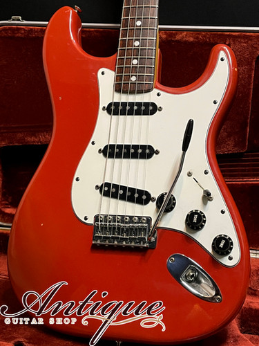 ギター fender usa stratocaster 1981 Morocco red Fender USA Stratocaster International Color Series / Morocco
