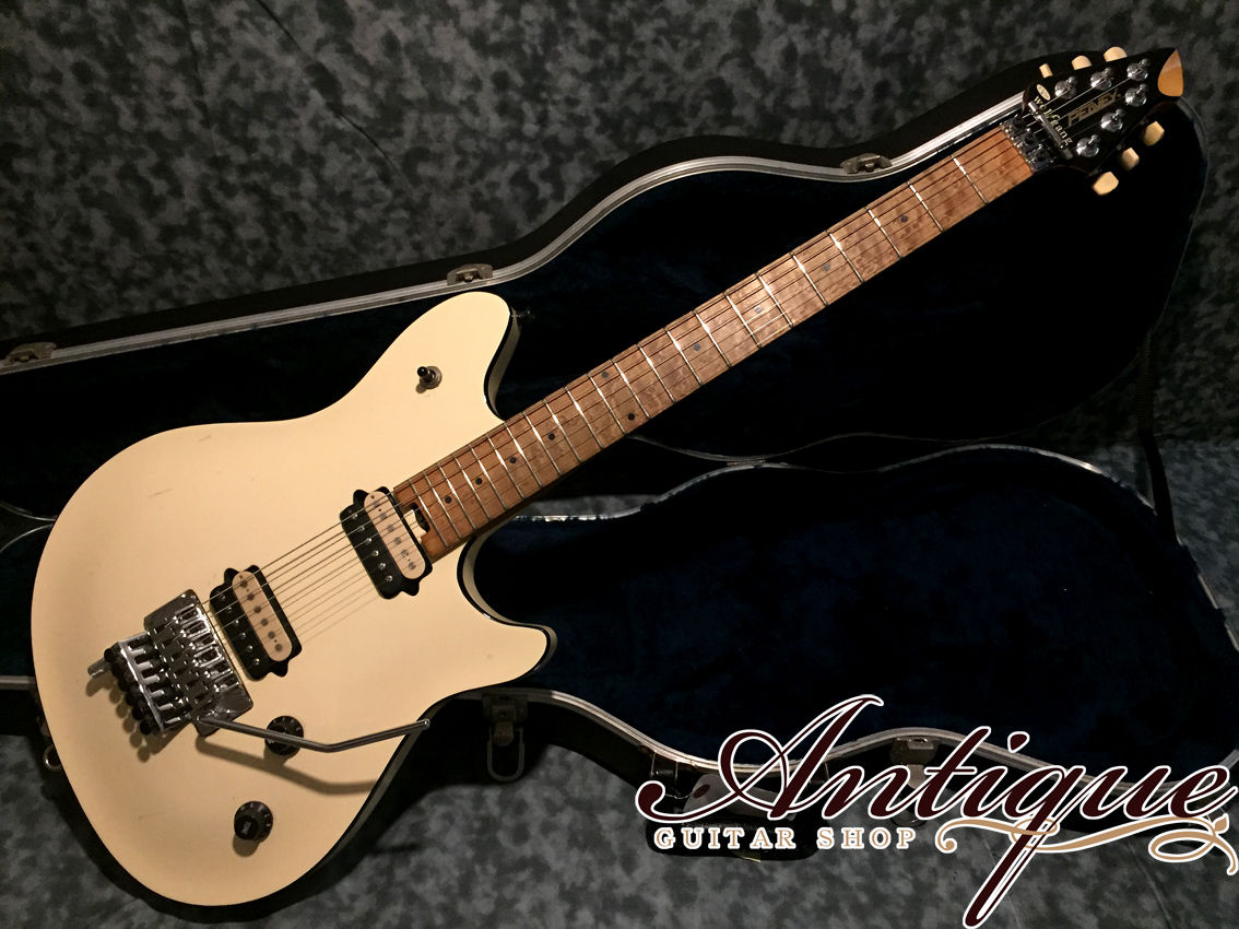 Peavey USA EVH Wolfgang Standard 1997年製 Gross Ivory w/Flame & Birdseye Neck
