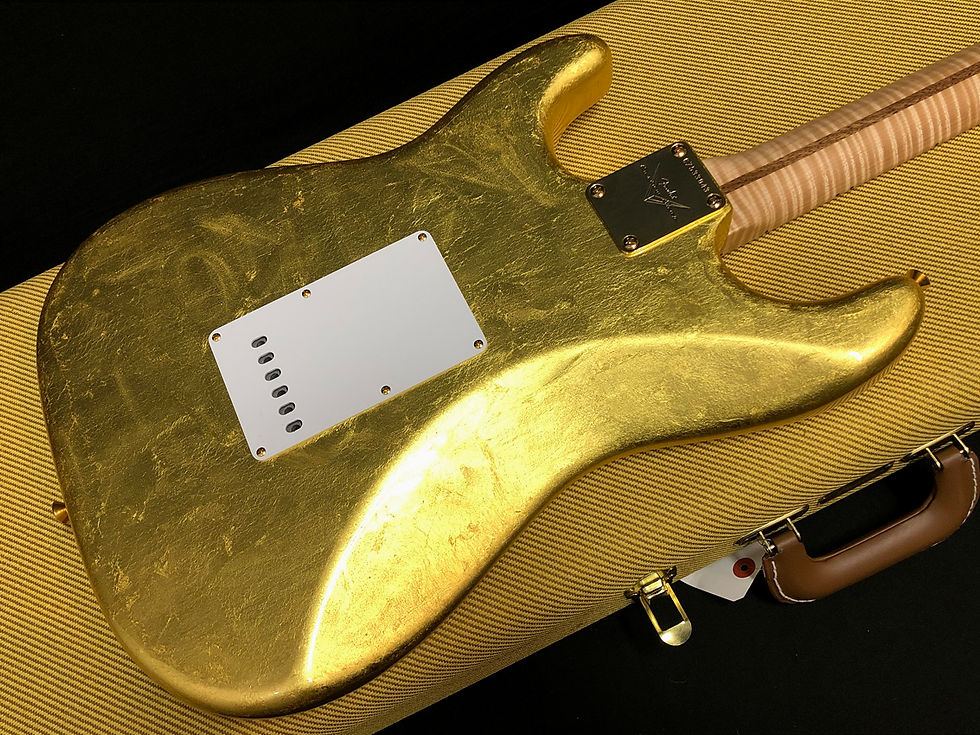 サムネイル： Fender Custom Shop MBS Eric Clapton Signature Strato ‘18年製 Gold Leaf 3.2kg