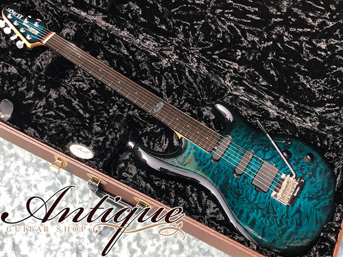 MUSIC MAN Luke BFR Quilt Bahama Blue Burst '09年製 Birdseye& Flame