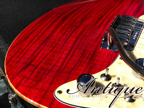 ギター Tom Anderson Drop Top Classic Cajun Red Tom Anderson Drop-Top Classic Cajun Red with Binding (2011