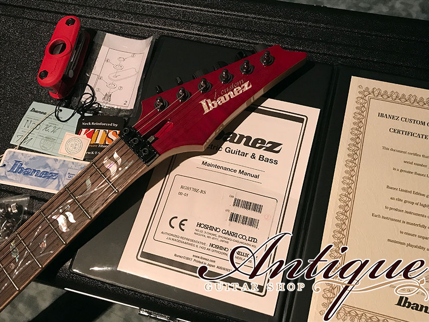 サムネイル： Ibanez J.Custom Series RG8570Z Red Spinel 2017年製 “Mint Condition”