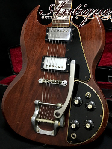 Gibson SG Deluxe 1971年製 Walnut w/ Stickered PAF Full-Original