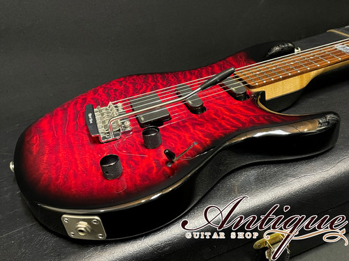 MUSIC MAN Luke BFR Quilt 2011 Quilt Top Ruby Red Burst Birdseye&