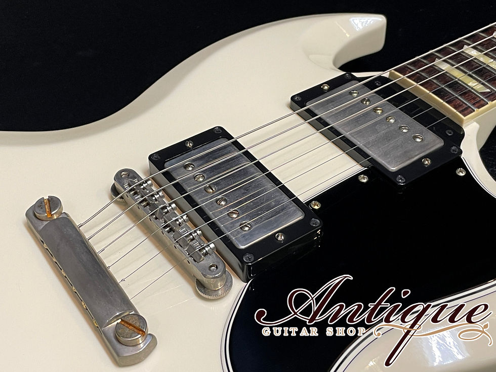 サムネイル： Gibson Custom Shop 1961 SG Standard Stop Bar 2020 Polaris White VOS